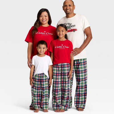 Men's "Cabin Crew" Short Sleeve Holiday Matching Family Pajama Shirt - Wondershop™ Red