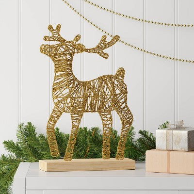  Christmas Metal Led Reindeer Decor - Wondershop™