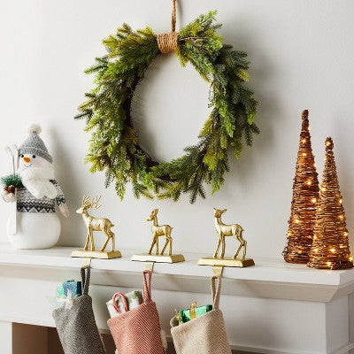  20" Mixed Greenery Artificial Wreath - Wondershop™