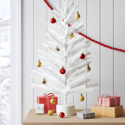  25ct Round Mini Christmas Tree Ornament Set - Wondershop™