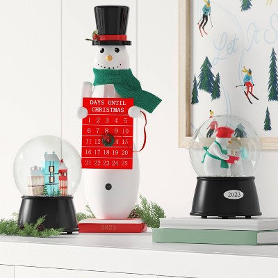  Snowman Countdown Nutcracker Figure - Wondershop™