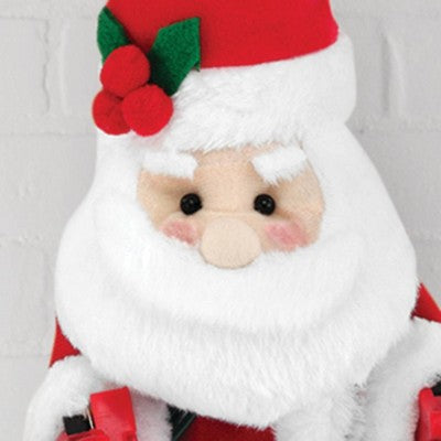  17" Battery Operated Climbing Santa Decorative Figurine - Wondershop™