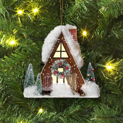  Christmas A Frame House Ornament - Wondershop™
