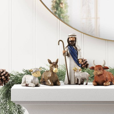  4pc Shepherd Figurine Set - Wondershop™