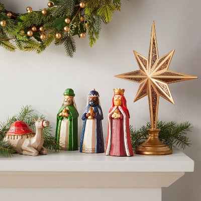  4pc Three Wise Men Decorative Figurine Set - Wondershop™