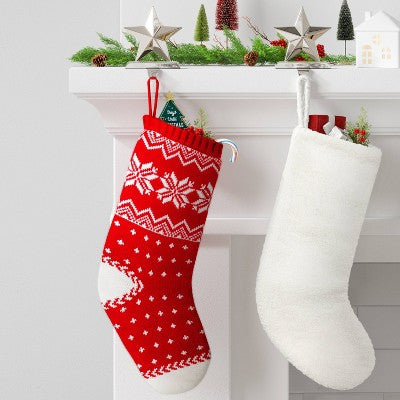  21" Christmas Red Fair Isle Stocking - Wondershop™